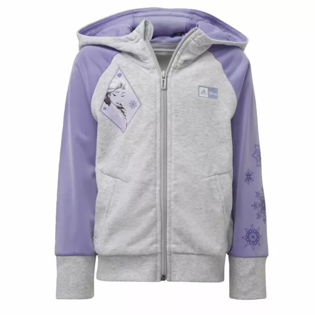 Adidas Disney Frozen Die Eiskönigin Elsa Kinder Sweatjacke Kapuzenjacke Mädchen