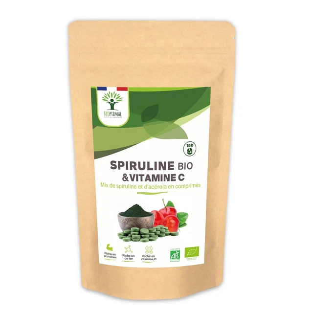 Spiruline Bio Vitavea Vitarmonyl - Revitalisant énergie Et Défenses Naturelles, Origine France
