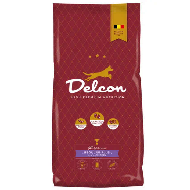 Delcon Food para perros adultos REGULAR PLUS con pollo \/ 3 kg