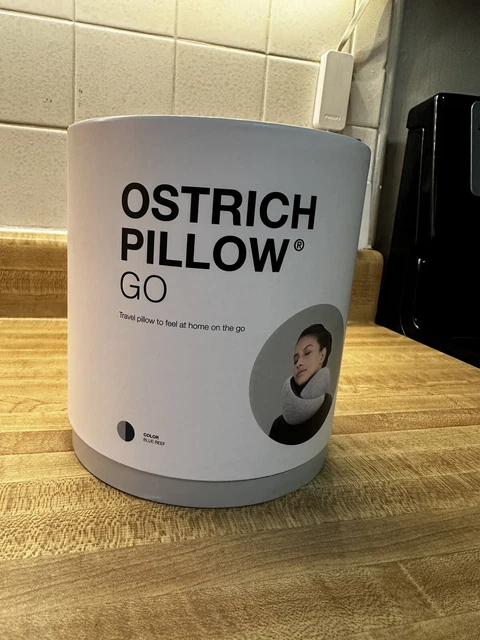 Ostrich Pillow Go Neck Pillow One Size Travel Rest Comfort - Blue Reef