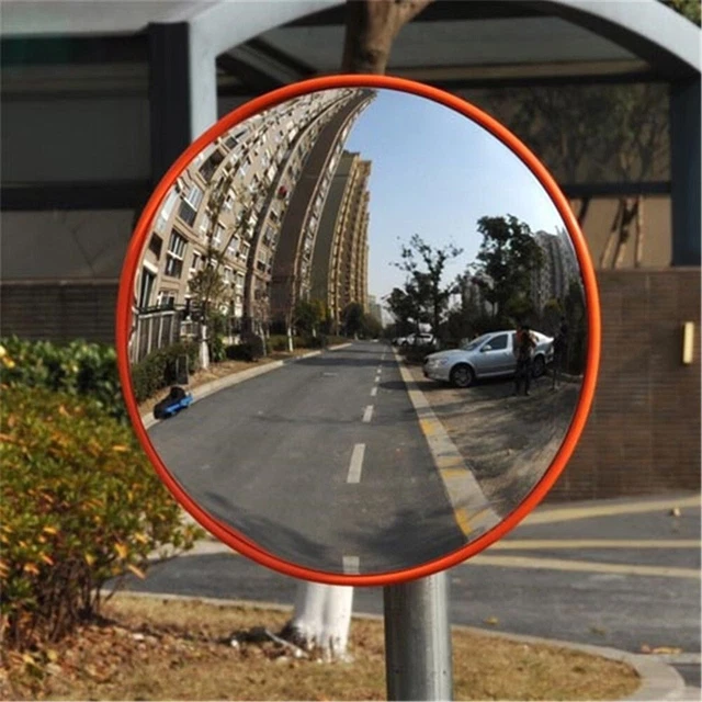 1pcs Convex Mirror Fittings Kit Wide Angle Curved  Traffic Driveway 30cm/12''
