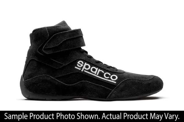 Sparco Driving Shoes Race 2 Size 12 Black SFI Approved 001272012N