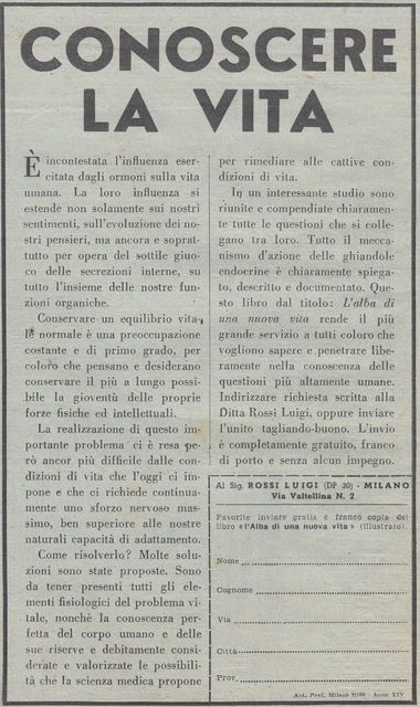 Y3784 OKASA organic treatment - Vintage advertising - 1937 vintage advertising
