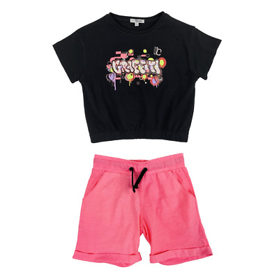 Completo Short + T-Shirt Corta Yours Bambina Ragazza 8/16 Anni - Ay3708