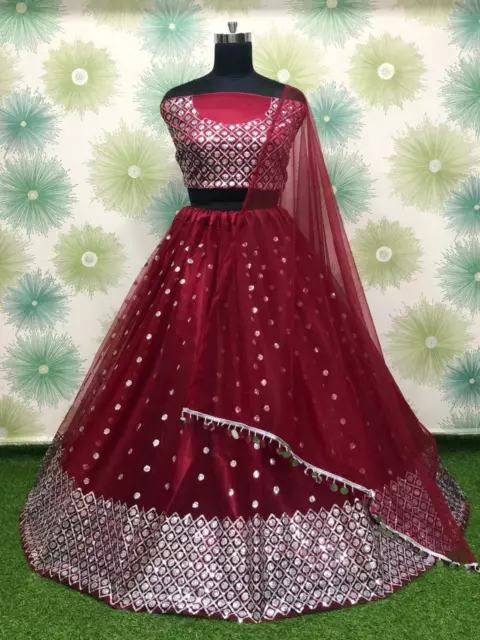 Indian Choli Lehenga Wear Bollywood Wedding Party  Pakistani Designer Lengha