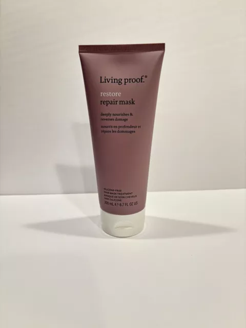 Living Proof Restore Repair Hair Mask Treatment, 6.7 Fl Oz / 200 ml New & Sealed