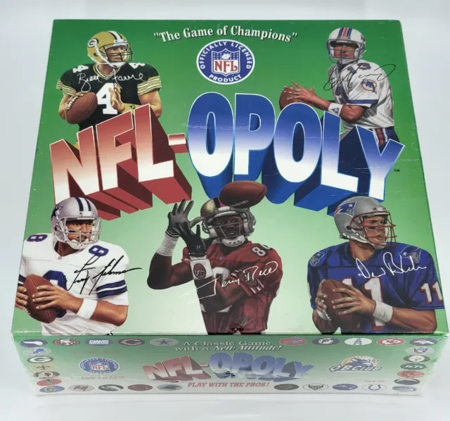 NFL-OPOLY FOOTBALL MONOPOLY The Game of Champions NEW factory sealed $24.30  - PicClick AU