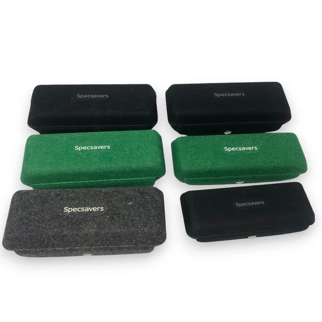 6 SPECSAVERS GLASSES Cases Soft Clamshell Eyeglasses Sunglasses