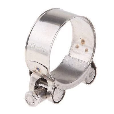 Fascia scarico moto in acciaio inox, 40-43 mm - alta qualità e durevole