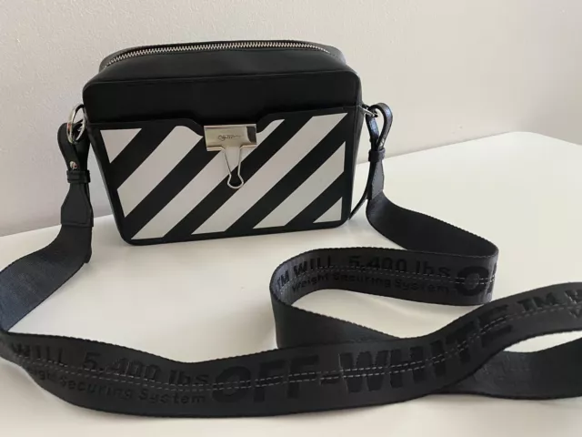 Off-White Black, Pattern Print c/o Virgil Abloh Diag Camera Bag