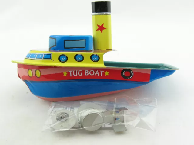 Blechspielzeug - Kerzenboot, Pop Pop Boot Tug/Schlepper  1395045