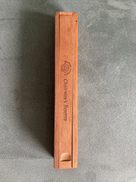 Vintage H. Upmann Single Wood Empty Cigar Box For Chairman’s Reserve 1844.
