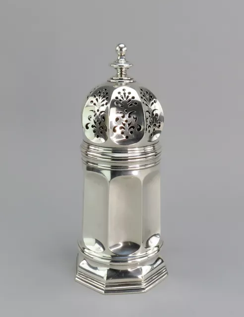 Huge 1883 Sterling Silver Minaret Moorish Style Muffineer Caster Shaker 10.25"