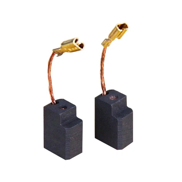 10 Pairs Carbon Brushes 6.35x10x13mm with Automatic Stop Power Tool Spare Parts