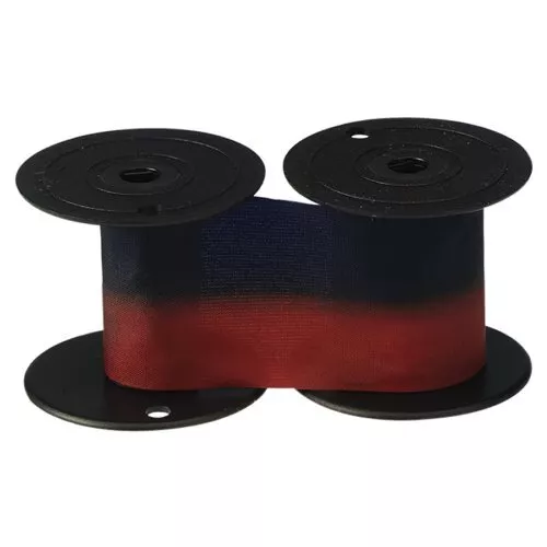 Lathem Black/red Ribbon - Black, Red - 1 Each (72CN)