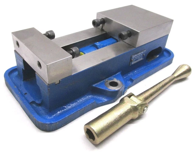 NICE! KURT ANGLOCK 4" MILLING MACHINE VISE w/ HANDLE - #D40 NICE! KURT ANGLOCK 4" MILLING MACHINE VISE w/ HANDLE - #D40
