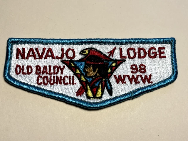 Boy Scouts - OA - Navajo Old Baldy Council Lodge 98 Flap Patch