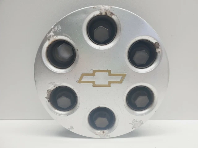 Set Of 4 OEM Wheel Center Caps For 1999-2000 Chevrolet Tahoe (GM Part #15045497) 13 thumbnail image