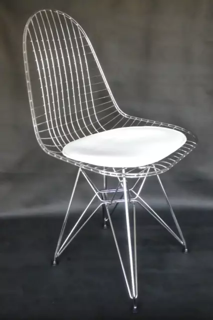 2 x Mid Century Modern Style Wire Dining Chairs