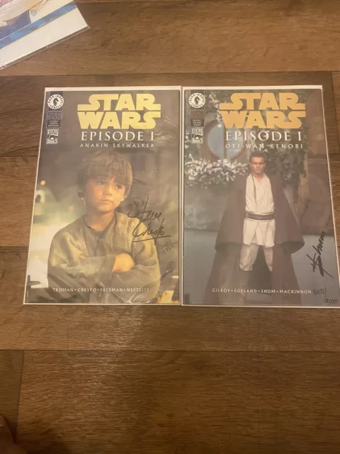 dark horse Star Wars Episode 1 Issue 1 Signed Comics Dynamic Forces