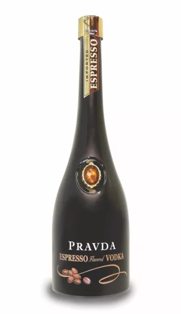 Wodka Polnischer Vodka Pravda - Vodka mit Espressogeschmack 0,7l-Fl 37,5% Vol