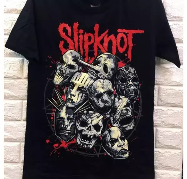 90s Slipknot Short Sleeve Black All Size Unisex t Shirt L2203_39
