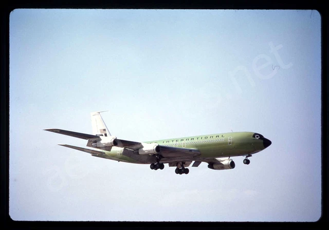 Braniff Boeing 707-300 N7097 Jan 68 Kodachrome Aircraft Slide/Dia