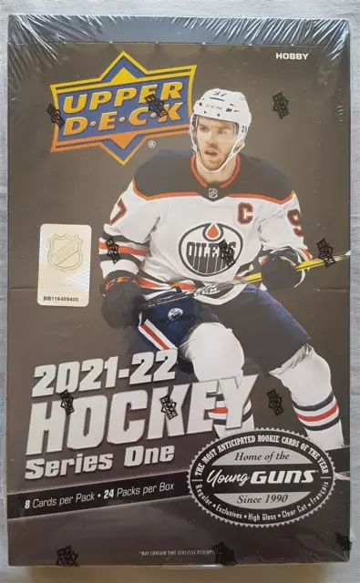 Upper Deck Série 1 NHL Hockey Hobby Box 2021-22