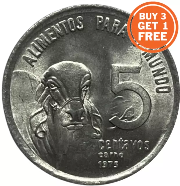 5 Brazilian Centavos Fao Coin - Choice Of Date From 1975- 1978 - Brazil / Brasil