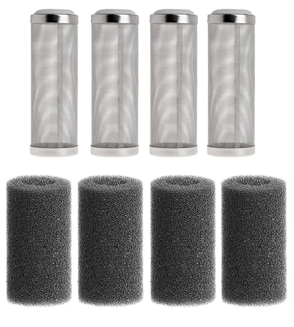 4x Stainless Steel Aquarium Filter Inflow Inlet Basket Mesh Fish Shrimp Guard