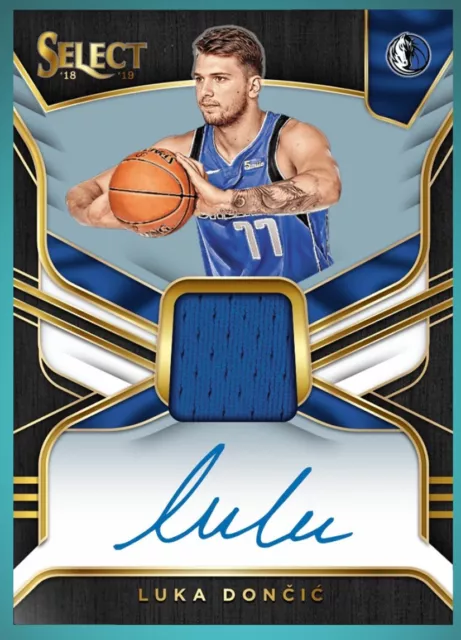 2018 Panini Select Rookie Patch Autograph RARE - LUKA DONCIC RC RPA Digital Card