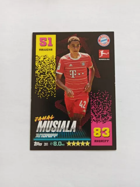 Topps Match Attax Bundesliga 22/23 Jamal Musiala  Bayern München