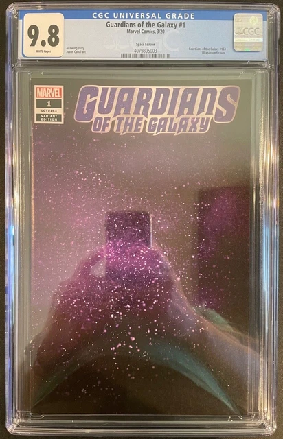 GUARDIANS OF THE GALAXY #1 CGC 9.8 **1:200 Space VARIANT Edition**  RARE HTF NM+
