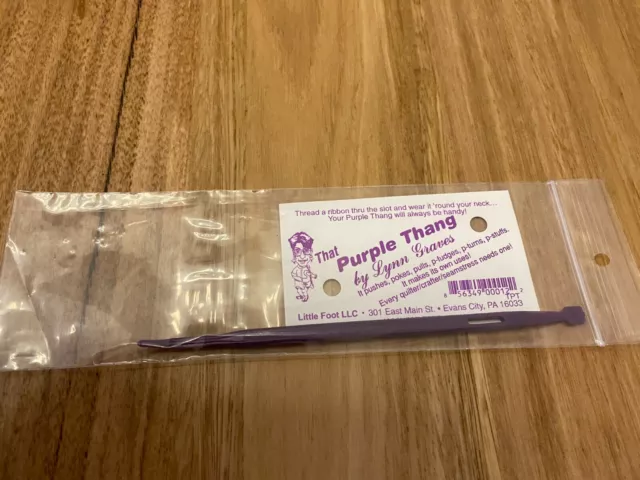 Quilting Patchwork Sewing THAT PURPLE THANG by Lynn Graves Sewing Tool, NEW