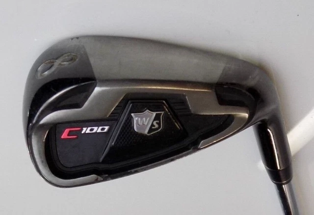 Wilson Staff C100 8 Iron KBS Tour S Flex Steel Shaft Golf Pride Grip