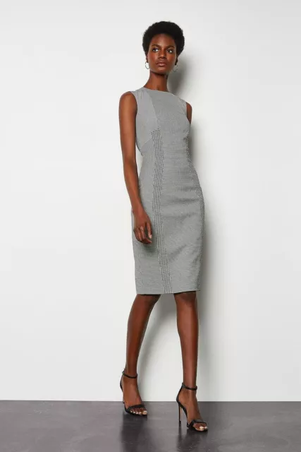 Karen millen shop houndstooth dress