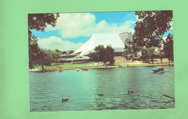 #B. 1976  Australian  Postcard -   Festival Theatre, Torrens River, Adelaide
