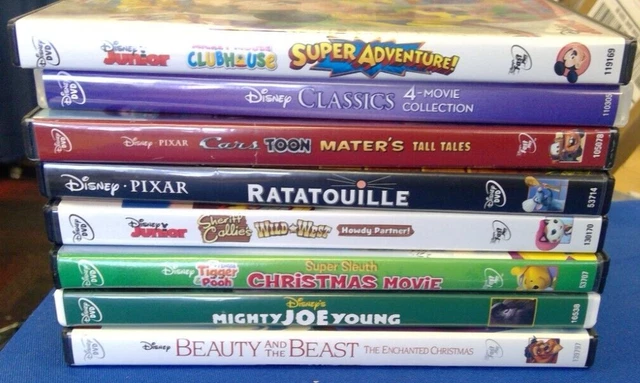 Lot of 8 Children's DVD Disney Movies and TV Shows Mickey Pooh ETC