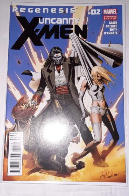 Uncanny X-Men #2 Regenesis 2nd Print NM (2012) Very Rare HTF Marvel Comics