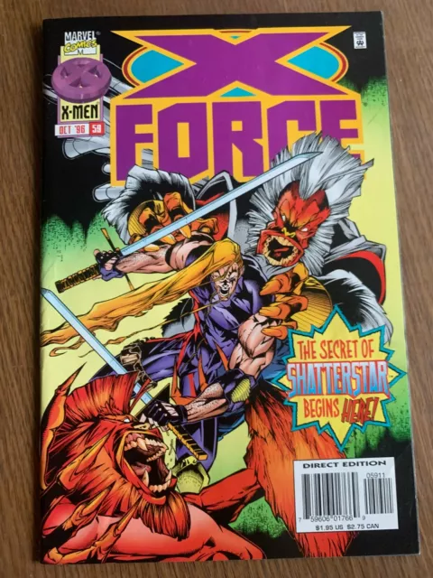 X-Force #59 - Shatterstar Saga Part One (Marvel Oct. 1996)