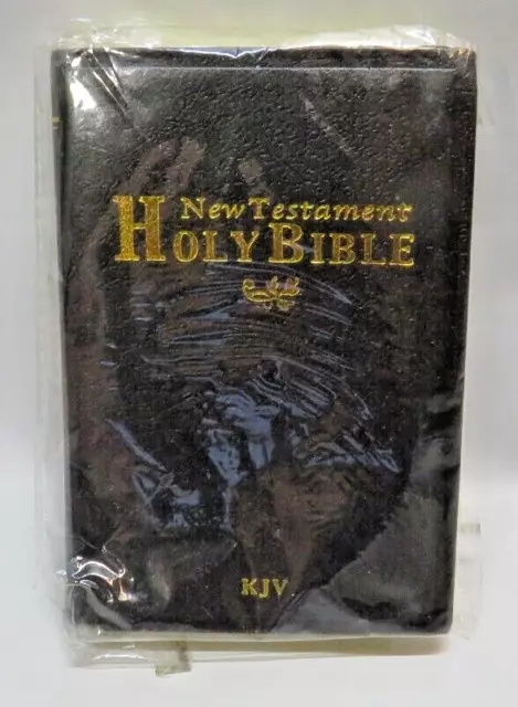 New Testament Holy Bible KJV red Letter White Pocket Size