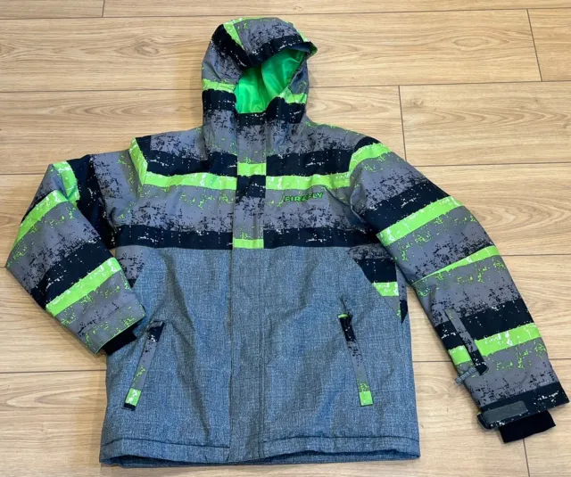Ski Coat By Firefly - for 14 year old - Grey/Black/Green