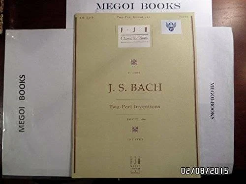 JS BACH TWO PART Inventions Sheet Music By Bach GOOD 9 83 PicClick JS BACH TWO PART Inventions Sheet Music By Bach GOOD 9 83 PicClick