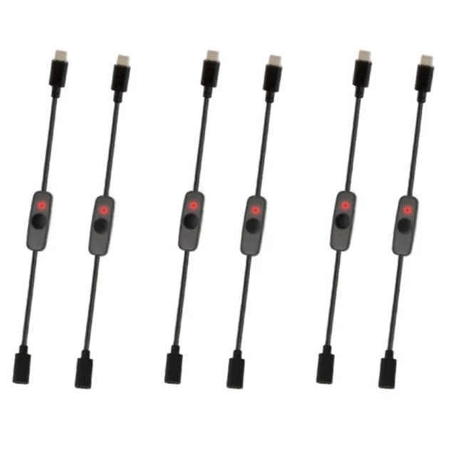 Cube bande d'alimentation avec extension USB TYPE-C 5 pieds
