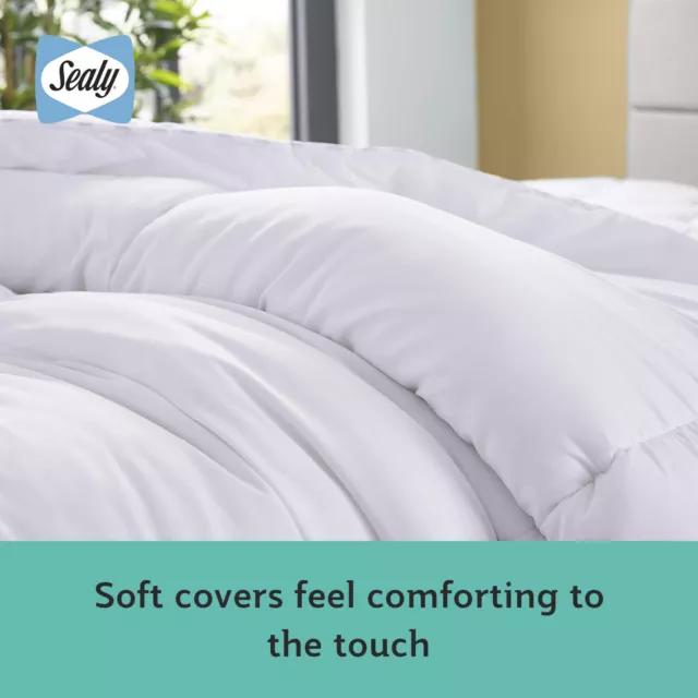 Sealy Anti-Allergy Duvet 10.5 tog Deluxe Anti Bacteria Quilt Single Double King 3