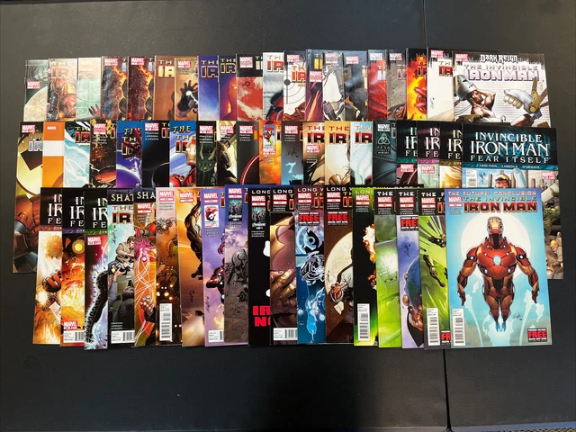 2010-12 The Invincible Iron Man Marvel Comics Lot Of 58 Some Duplicates