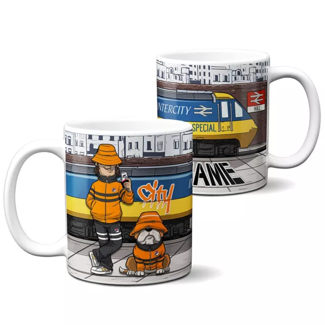 Personalised Hull City Mug Football Fan Cup Casual Retro Dad Gift FTM33
