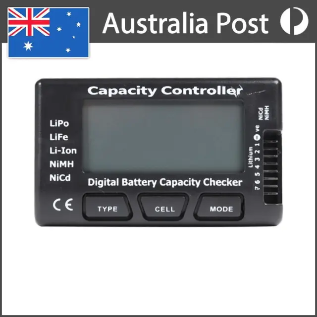 RC CellMeter-7 Digital Battery Capacity Checker LiPo LiFe Li-ion Voltage Tester