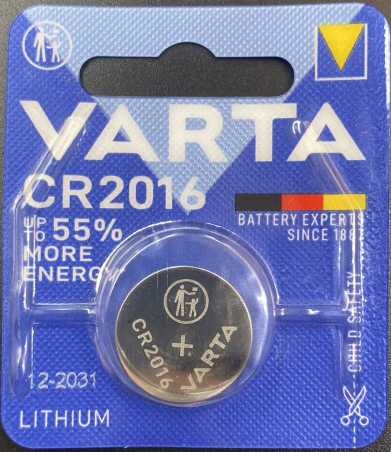 BATTERIE VARTA CR2016 2er Paquet 3V Lithium (1700326485) EUR 6,23 -  PicClick FR