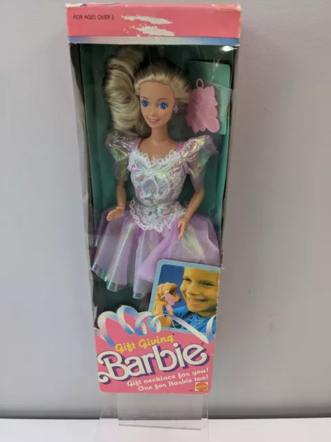 Barbie Gift Giving Doll with Necklace for You 1988 Mattel No. 1205 NRFB